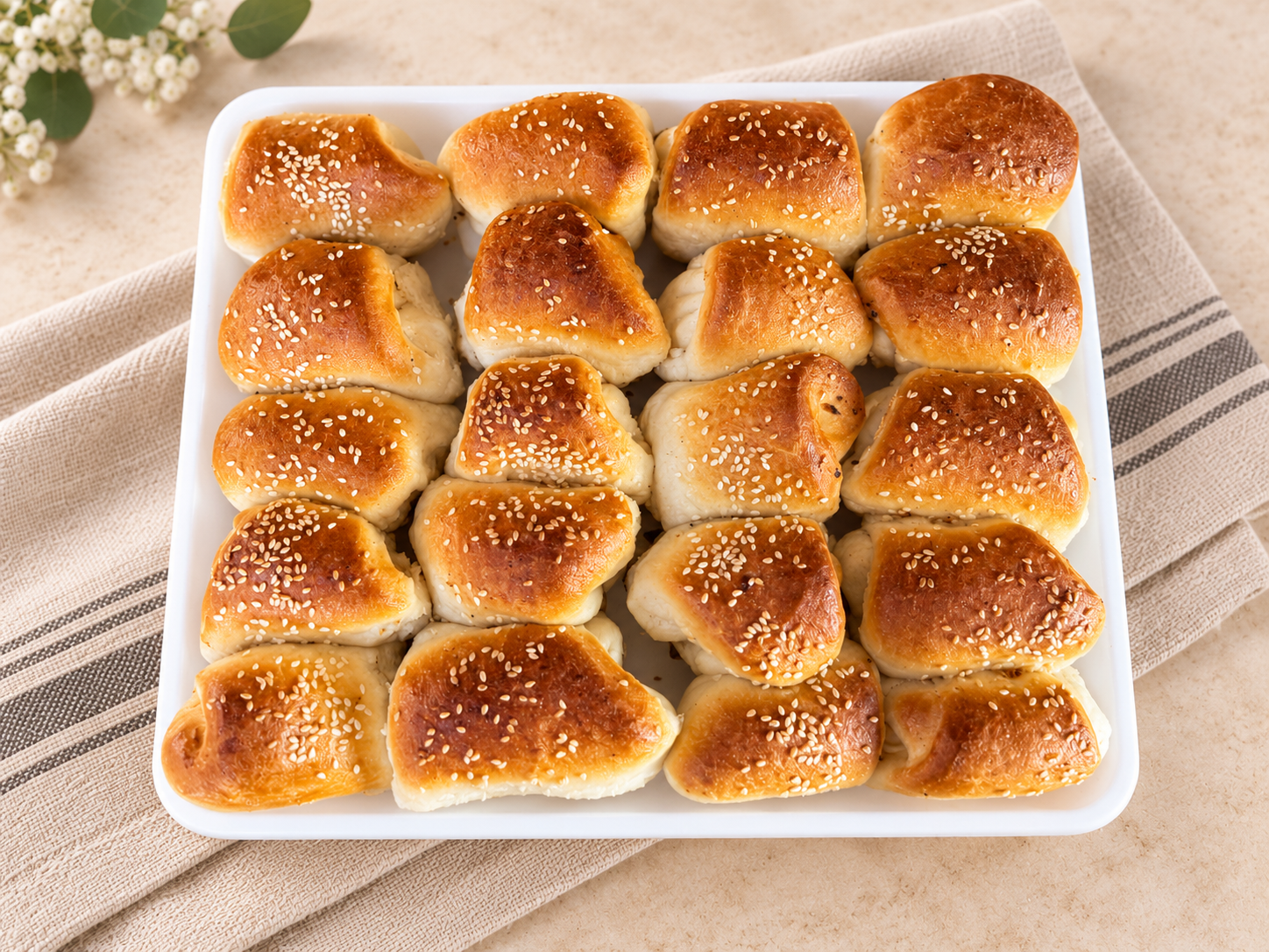 Мини кифлички със сирене