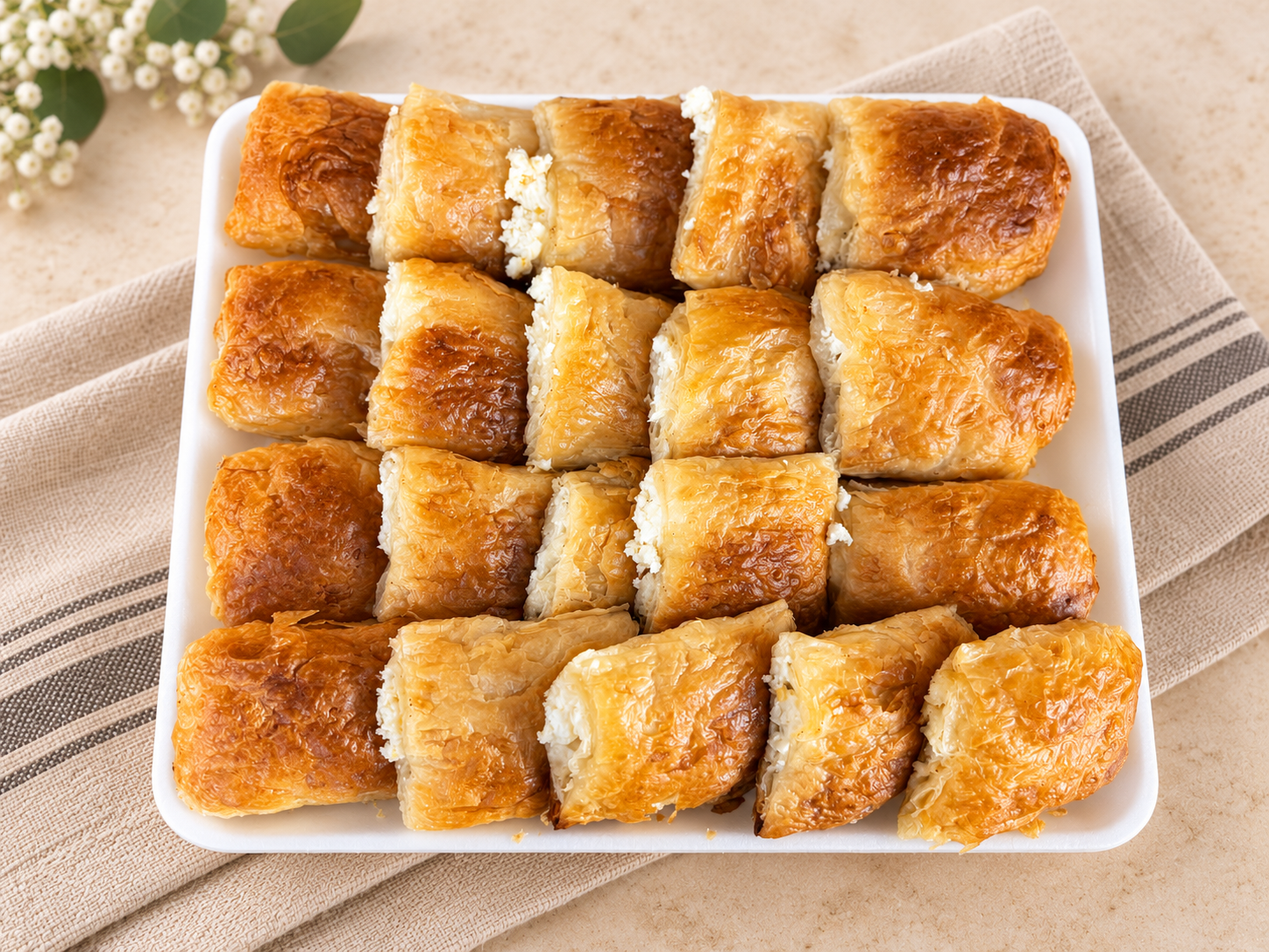 Мини банички със сирене с мини банички